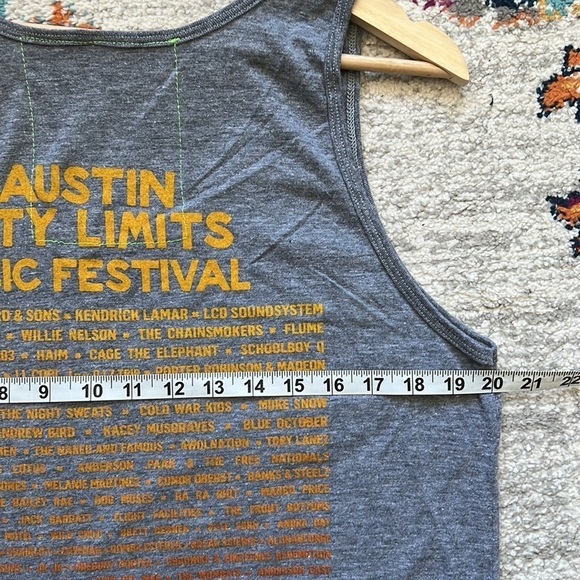 Aviator Nation Gray Tank Top with Texas Flag Design - Picture 9 of 10